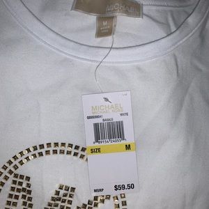 Michael Kors white T-shirt, new with tags